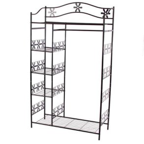 �ben metal garderobe skab - kl�deskab - entrem�bel 172x100x43 uden gardiner