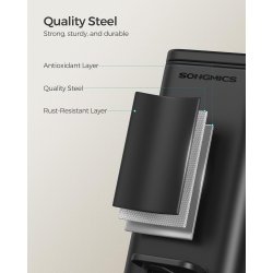 Skraldespand 5 liter - pedalspand med soft-close l�g - sort