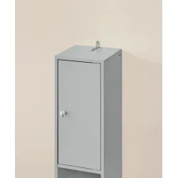 Badevrelsesskab med hylder, skabe og skuffe - gr 180x20x20