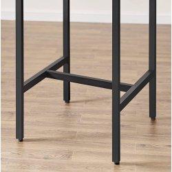 Barbord med 2 skamler - hjbord med 2 barstole - rustik brun