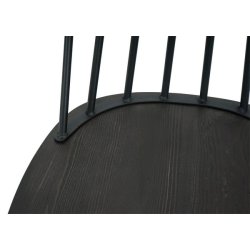 Barstole - 2 barstole i retro design i metal og tr med fodsttte