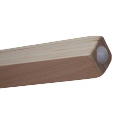 Barstol - 2 stk barstole med lyse trben, mrkegr stof og rygln