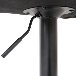 Barstol - 2 stk barstole med imiteret ruskind ~ m�rkebrun stof