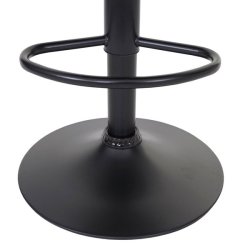 Barstol - 2 stk barstole med imiteret ruskind ~ m�rkebrun stof