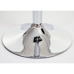 Barstole - 2 stk barstole med gaspatron ~ brun imiteret kunstlder