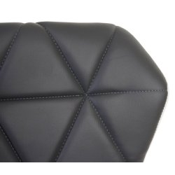 Barstole - 2 stk barstole med gaspatron ~ gr imiteret kunstlder