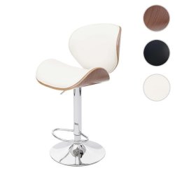 Barstol med gaspatron, hve snke funktion, fodsttte og rygln