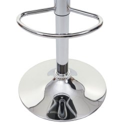 Barstol med hve snke funktion, gaspatron og rygln - gr/sort lder