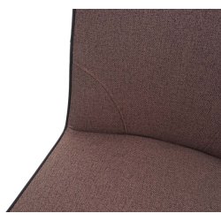 Barstol - roterbar barstol med auto-position - brunt stof