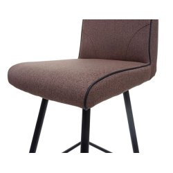 Barstol - roterbar barstol med auto-position - brunt stof