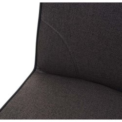 Barstol - roterbar barstol med auto-position - grbrunt stof