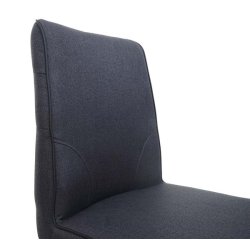 Barstol - roterbar barstol med auto-position - mrkegrt stof