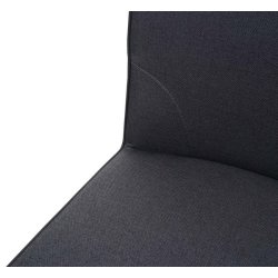 Barstol - roterbar barstol med auto-position - mrkegrt stof