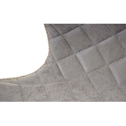 Barstole - 2 barstole med 4 ben og rygln i gr imiteret kunstlder