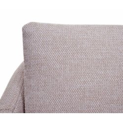 Barstole - 2 barstole med 4 ben og stofsde i creme beige stof