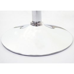 Barstole - 2 stk barstole med trompetfod ~ sort imiteret kunstlder