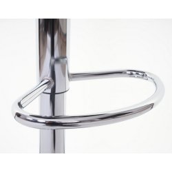 Barstole - 2 stk barstole med trompetfod ~ mrkebrun stof