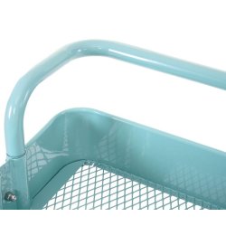 Barvogn p hjul - serveringsvogn og rullebord med hndtag - mint