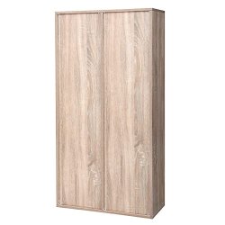 Bogreol - gulvreol og stuereol - brun rumdeler 65,5x30x129,5