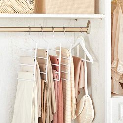 Bukseb�jler - sampak p� 4 stk skridsikre b�jler til 5 bukser - hvid