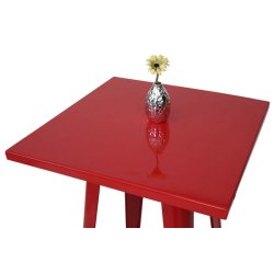 Cafebord - cafebord i metal - 105x60x60cm ~ rdt