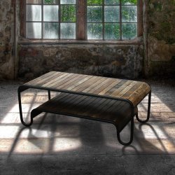 Sofabord Christiania Raw i Mangotr - stuebord 120x60x45 cm 