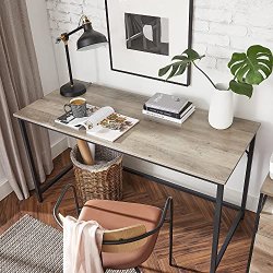 Skrivebord - computerbord - gr�/beige (greige) 140 x 60 x 75