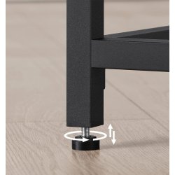 Skrivebord - computerbord - sort 100 x 50 x 75 cm