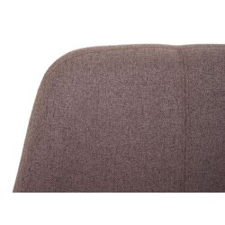 Spisestol - drejbar spisebordsstol med auto-position - brunt stof