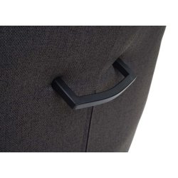 Spisestol - drejbar spisebordsstol med auto-position - grbrunt stof