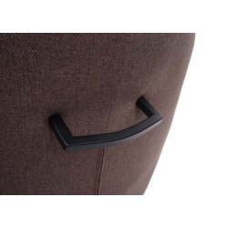 Spisestol - drejbar spisebordsstol med auto-position - brunt stof