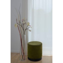 Puf - grn velour Ekko puf E3 model - Ekko puf fra OBUZI