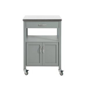 Kkkenvogn p hjul, kkken med skuffe, gr 60x44x92 cm