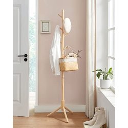 Stumtjener i tr� - frakke stativ til entre - brun 47x47x175