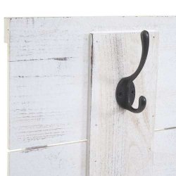 Knager�kke med 8 knager - antik hvid garderobe 60x90cm - entrem�bel