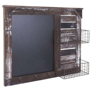 Knager�kke med kridttavle, knager og kurve - garderobe - entrem�bel