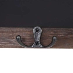 Knager�kke med kridttavle og 5 knager - brun garderobe - entrem�bel