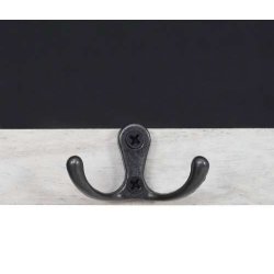 Knager�kke med kridttavle og 5 knager - hvid garderobe - entrem�bel