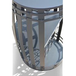 Factoria vintnde bar i metal - Rosey-Factoria barskab og vinreol