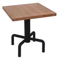 Firkantet cafebord - bistrobord 73x70x70cm - brunt trbord