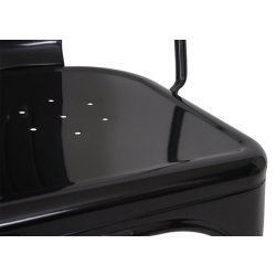 Fransk bistro stol - metal spisestol og cafestol ~ sort stabelbar