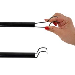 Garderobe - sammenklappelig camping kldeskab med stof 163 x 89 x 43 cm