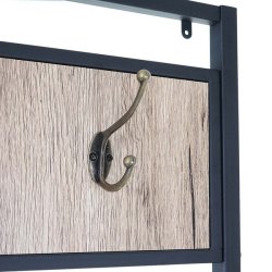 Garderobe med knagerkker og skohylder - entrembel 184x102x41