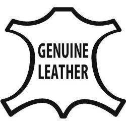 Gyngestol lavet af egetr� med sort patchwork l�der