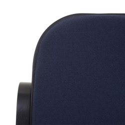 Gyngestol lavet af valn�ddetr� med antracit gr�t stof