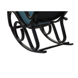 Gyngestol lavet af valn�ddetr� med gr�nt stof