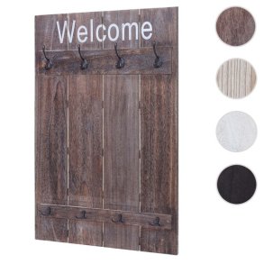 Knager�kke - Welcome garderobe med 16 knager - antik brun entrem�bel
