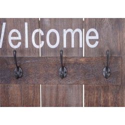 Knager�kke - Welcome garderobe med 16 knager - antik brun entrem�bel