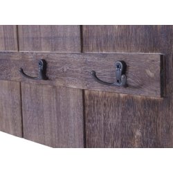 Knager�kke - Welcome garderobe med 16 knager - antik brun entrem�bel