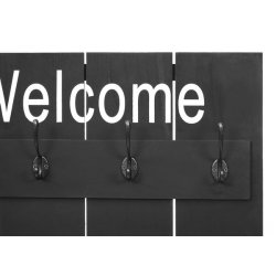 Knager�kke - Welcome garderobe med 16 knager - antik m�rkegr� entrem�bel